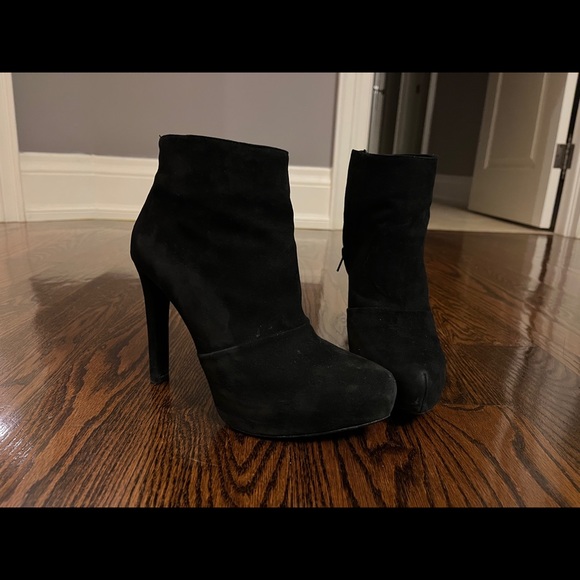 Black Heeled Booties - Picture 2 of 3